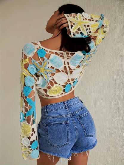 Carly's Ocean Cardigan