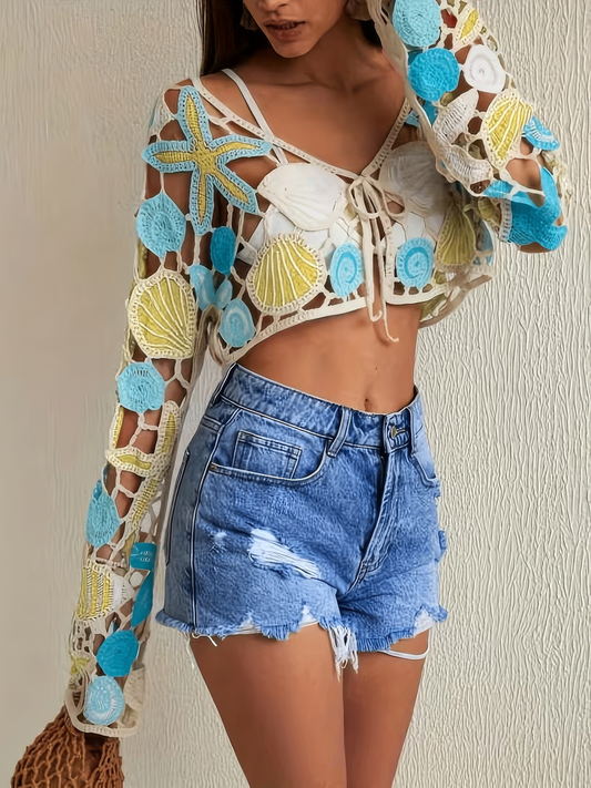 Carly's Ocean Cardigan