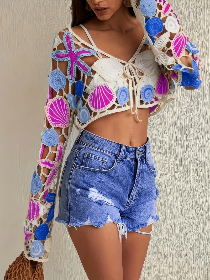 Carly's Ocean Cardigan