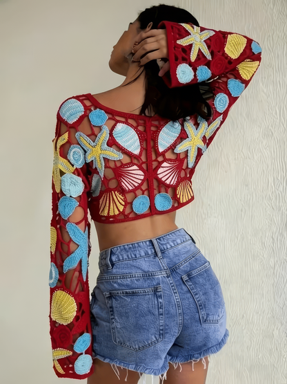 Carly's Ocean Cardigan